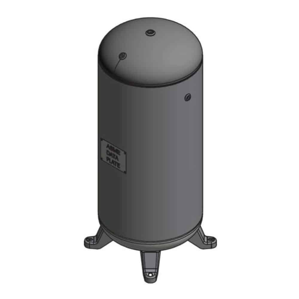 Samuel Vertical Tank, 30 Gallons, Size 16X38, 200 psi, Support & Attachments: 4 Feet