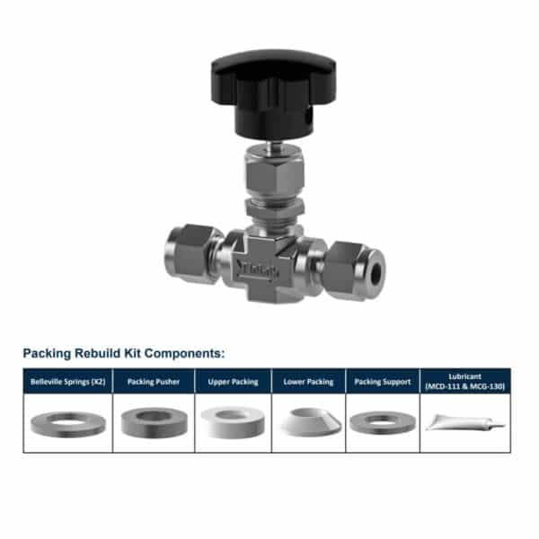 SSP 100-RK-TFE 100 Series, Packing Rebuild Kit; TFE