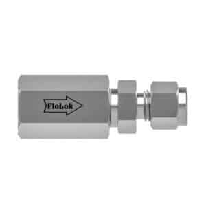 SSP 4003-10-316 4000 Series, 316SS, Check V SS 1/8 FNPT X 1/4 Tube Fitting, Cracking Pressure: 10