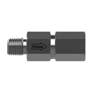 SSP 4039-10-316 4000 Series, 316SS, Check V SS 1/2 MNPT X 1/2 FNPT, Cracking Pressure: 10