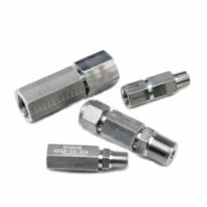 SSP 4022-25-316 4000 Series, 316SS, Check V SS 3/8 Tube Fitting X 3/8 Tube Fitting, Cracking Pressure: 25