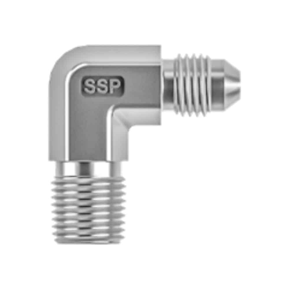 SSP ISST4AN4ME-10K TruFit 316SS An Male Elbow #4 - 1/4" MNPT, 10,000 psi