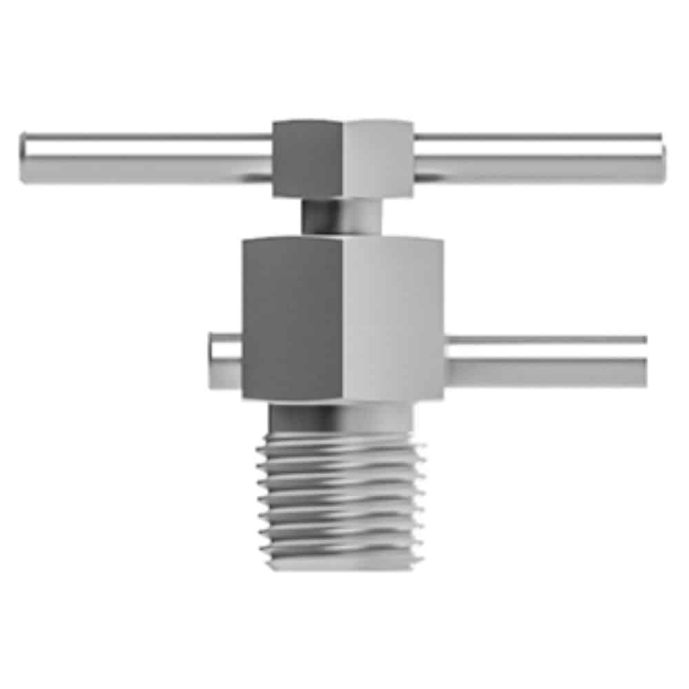 thumbnail image 2 of 1/4" MNPT 316 Stainless Steel Pressure Relief Bleed Valve - 0-3000 PSI, Panam Engineering 2 of 3