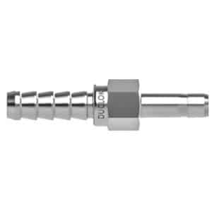 SSP ISSD2HBA2 Duolok 316SS Hose Barb Adapter 1/8'' Hose Barb X 1/8'' Tube Stub