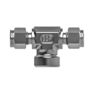 SSP IMD4FBT4 Duolok Female Branch Tee 1/4'' Tube X 1/4'' NPT