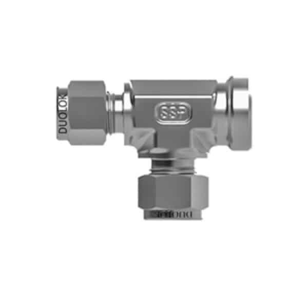 SSP ISSD4FRT2 Duolok 316SS Female Run Tee 1/4'' Tube X 1/8'' NPT