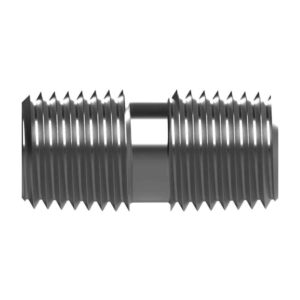SSP IBT4MC4MRT TruFit Brass Hex Nipple, 1/4 in. MNPT - 1/4-19 Male BSP/ISO Tapered