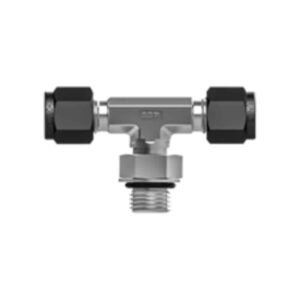 SSP ISSU6MBTST6 Unilok 316SS Male Branch Tee 3/8" Tube X 9/16-18 Straight Thread