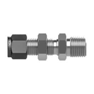 SSP ISSU12BMC12 Unilok 316SS Bulkhead Male Connector 3/4'' Tube X 3/4'' NPT