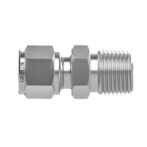 SSP ISSG2MCRT2 Griplok 316 SS Male Connector 1/8" Tube X 1/8" ISO Tapered