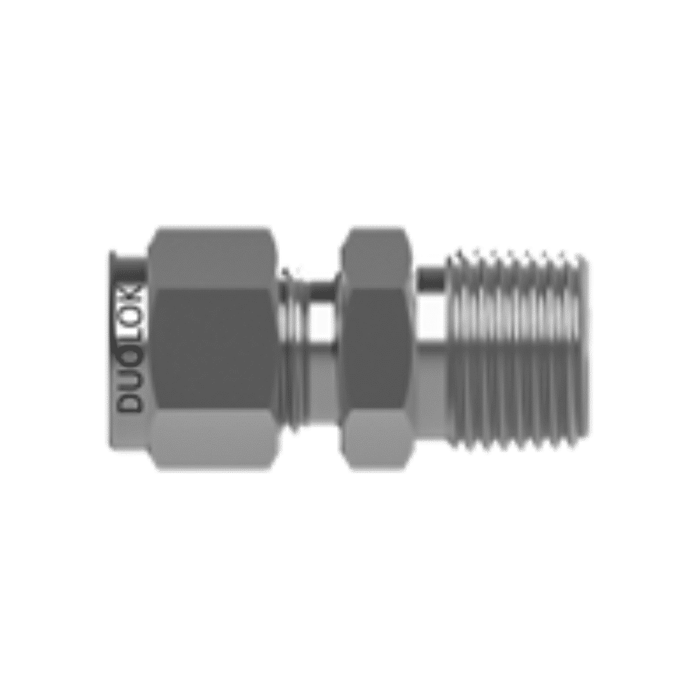 SSP IMDM6MC4 Duolok Metric Male Connector 6mm Tube X 1/4in. NPT
