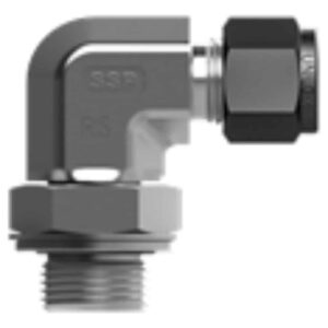 SSP ISSU4MERS4 Unilok 316SS Male Elbow 1/4" Tube X 1/4in.   ISO Parallel