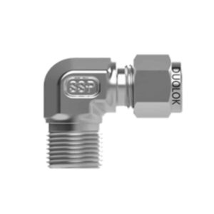 SSP ISSDM8ME2 Duolok Metric 316SS Male Elbow 8mm Tube X 1/8in. NPT