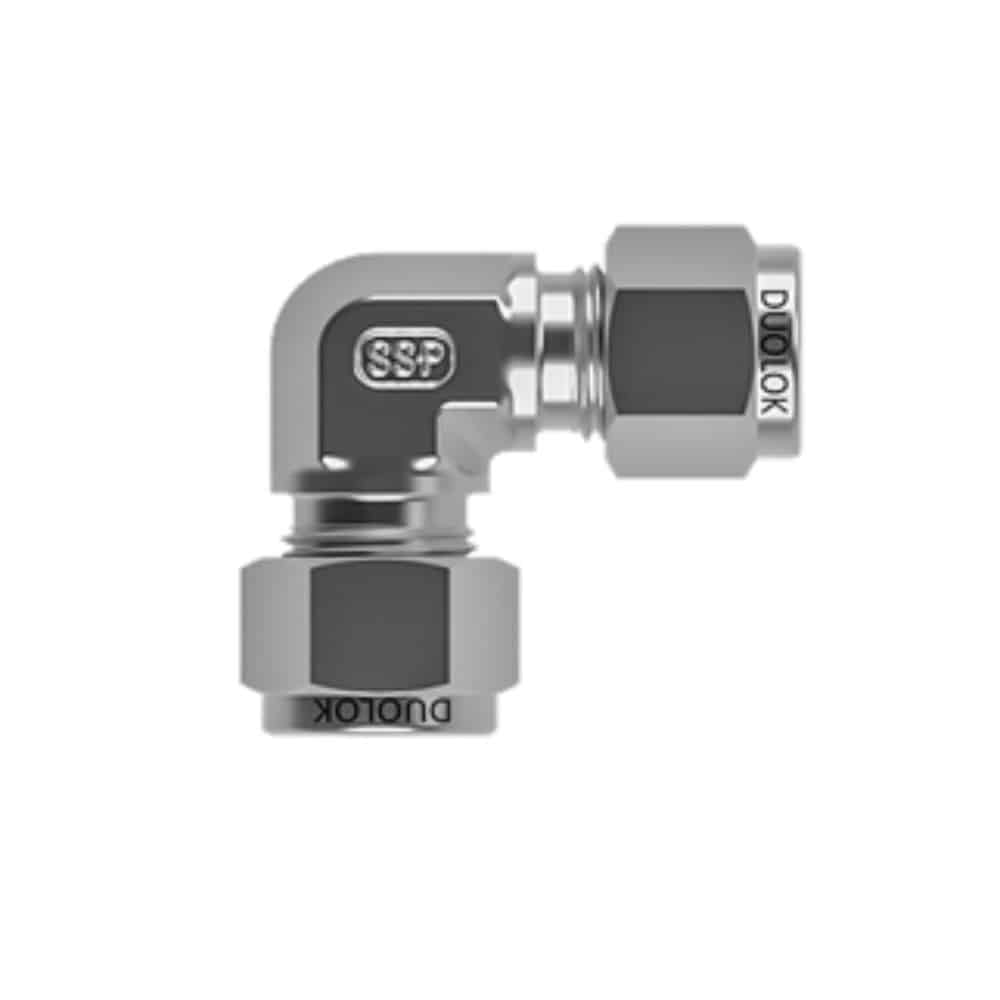 SSP ISSDM8UE Duolok Metric 316SS Union Elbow 8mm Tube