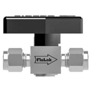 SSP PV4-4PM-4PF-316 PV Series, 316SS,  Quarter-Turn Instrument Plug Valve, 1/4 in. MNPT X 1/4 in. FNPT, 1.0 CV