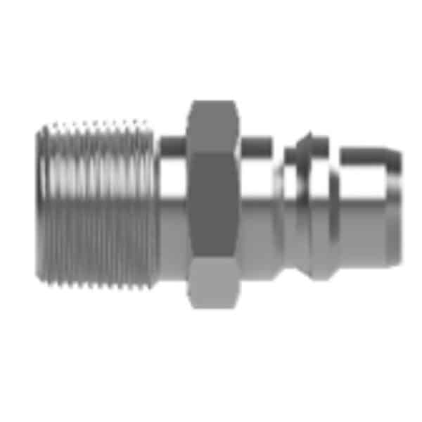 SSP QC4-D-4PM-M QC Series,  Instrumentation Quick-Connect Stem W/ Valve,  1/4 in. Male NPT
