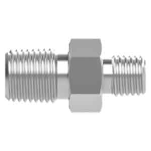 SSP IBT6HRN6 TruFit Brass Hex Reducing Nipple 3/8'' MNPT X 3/8'' MNPT