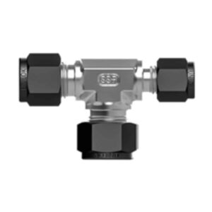 SSP ISSU16RUT168 Unilok 316SS Reducing Union Tee 1'' Tube X 1'' Tube X 1/2'' Tube