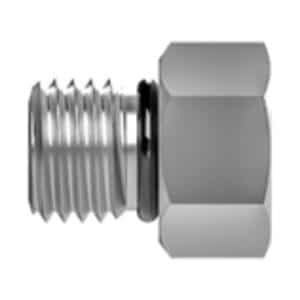 SSP ISST6GP 316SS Hex Head Plug, 9/16-18 Male SAE/MS