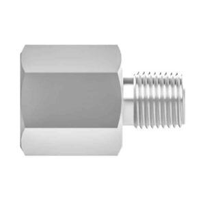 SSP ISST8FRS8MC 316SS Adapter, 1/2 in. Female BSP/ISO Taper - 1/2 in. Male NPT
