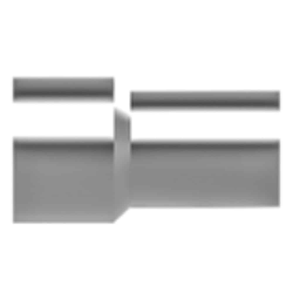 SSP ISST6MTTS4 TruFit 316SS Adapter 3/8" Male Tube Weld/Butt Weld X 1/4" Tube Socket Weld