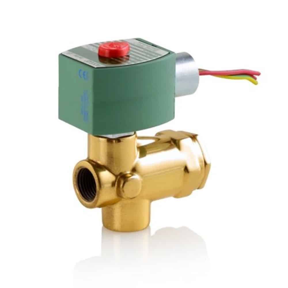 ASCO™ 8223G021AC110/50D, 1/4 X 5/16 2NC BRASS 10.1/F W
