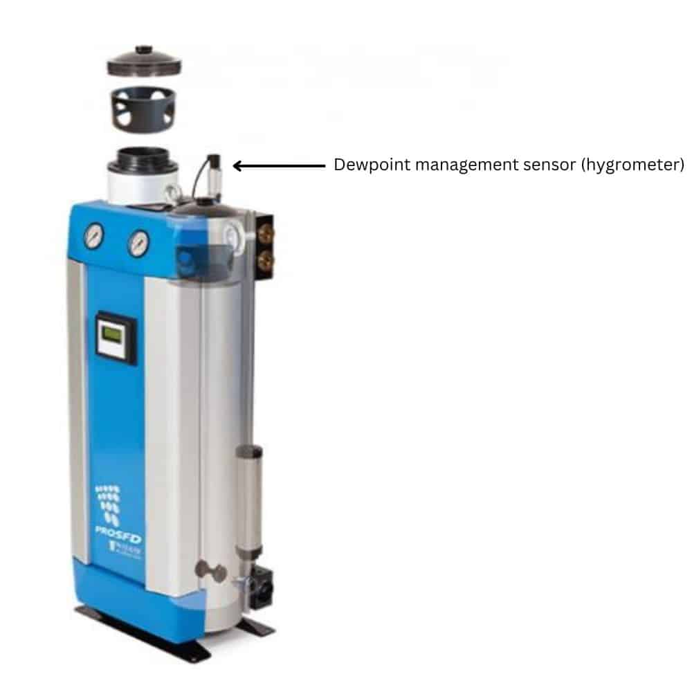 Walker Filtration PD3HK01 PROSFD Series 46-360 SCFM Flow Dryer Hygrometer