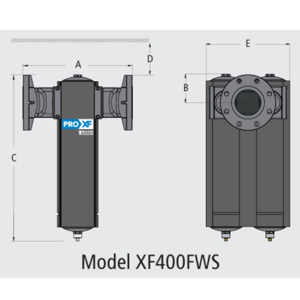 Walker Filtration XF400FWS PRO XF Series Water Separator - Image 3
