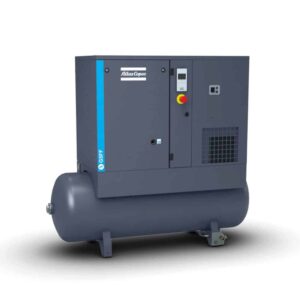Atlas Copco G5-116T AFF, 7.5 HP, Oil Injected Rotary Screw Compressor, 
53 Gallon Tank, 116 psi, with Dryer