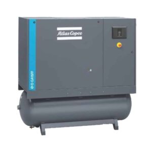 Atlas Copco GA15-125T AFF, 20 HP, Oil Injected Rotary Screw Compressor, 
132 Gallon Tank, 125 psi, with Dryer