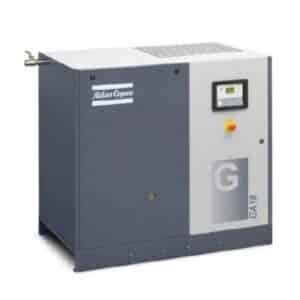 Atlas Copco GA18+-125 AP, 25 HP, Oil Injected Rotary Screw Compressor, 125 psi