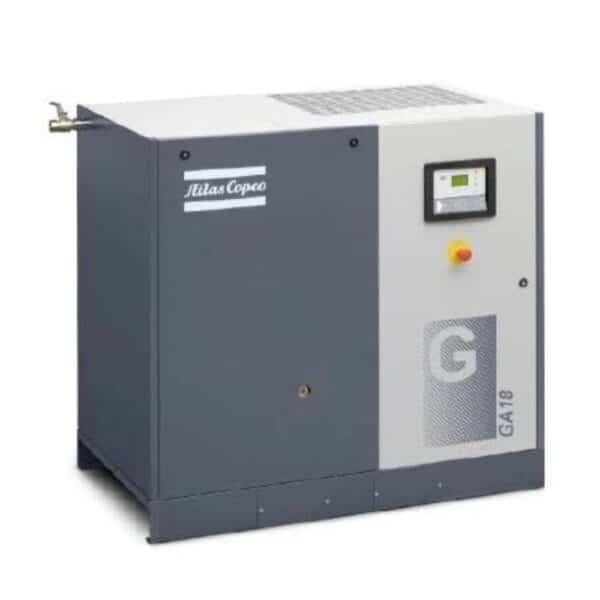 Atlas Copco GA18+-125 AP, 25 HP, Oil Injected Rotary Screw Compressor, 125 psi