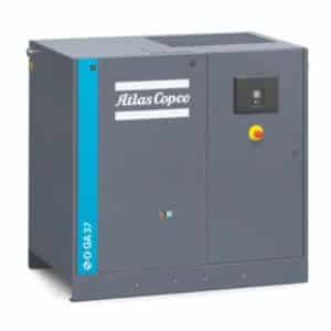 Atlas Copco GA37-125 AFF, 50 HP, Oil Injected Rotary Screw Compressor, RXD Oil, 125 psi, with Dryer