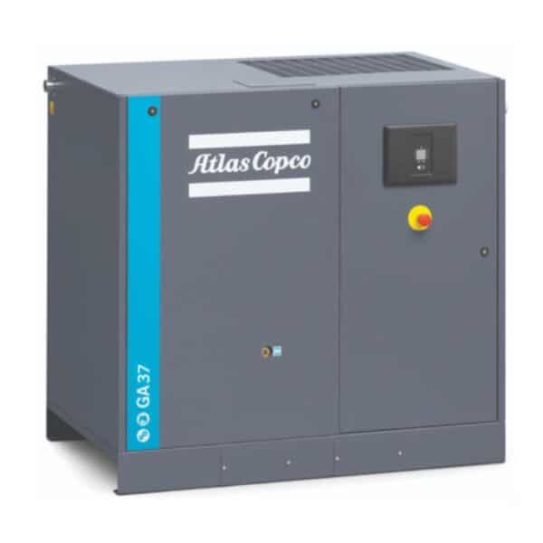 Atlas Copco GA37-125 AP, 50 HP, Oil Injected Rotary Screw Compressor, RXD Oil, 125 psi