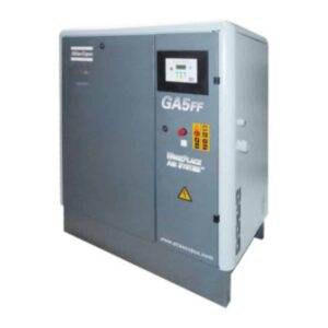 Atlas Copco GA5-125 AFF, 7.5 HP, Oil Injected Rotary Screw Compressor, 125 psi, with Dryer