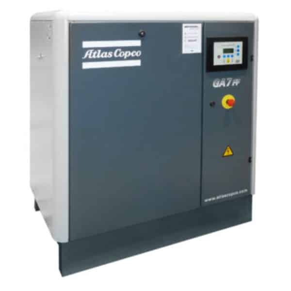 Atlas Copco GA7-125 AP, 10 HP, Oil Injected Rotary Screw Compressor, 125 psi