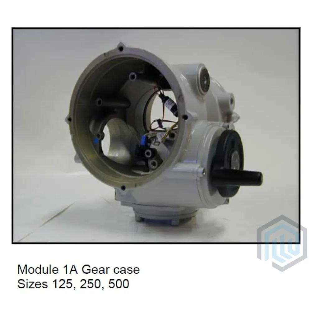 ROTORK P/N IQT/SQT01A-3, IQT 500 MOD 1A GEARCASE ASSEMBLY